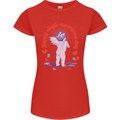 Happy Single Awareness Day Womens Petite Cut T-Shirt Red