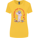 Happy Single Awareness Day Womens Wider Cut T-Shirt Yellow