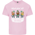 Have Your Elf a Merry Little Christmas Mens Cotton T-Shirt Tee Top Light Pink