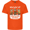 Have Your Elf a Merry Little Christmas Mens Cotton T-Shirt Tee Top Orange