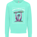 Have a Great Trip Magic Mushrooms LSD Hippy Mens Sweatshirt Jumper Peppermint