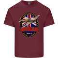Hawker Hurricane Flying Legend Mens Cotton T-Shirt Tee Top Maroon