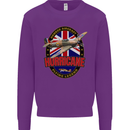 Hawker Hurricane Flying Legend Mens Sweatshirt Jumper Purple