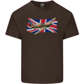 Hawker Hurricane with the Union Jack Kids T-Shirt Childrens Chocolate
