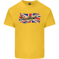 Hawker Hurricane with the Union Jack Kids T-Shirt Childrens Yellow