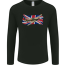 Hawker Hurricane with the Union Jack Mens Long Sleeve T-Shirt Black