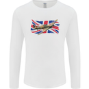 Hawker Hurricane with the Union Jack Mens Long Sleeve T-Shirt White