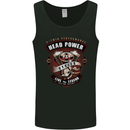 Head Power Motorcycle Motorbike Biker Mens Vest Tank Top Black