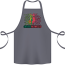 Healthy Green Hearted Avocado Funny Health Cotton Apron 100% Organic Steel