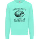 Hedgehogs Just Share the Hedge Funny Mens Sweatshirt Jumper Peppermint
