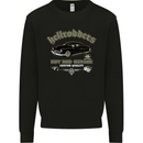 Hellrodders Hot Rod Garage Hotrod Dragster Mens Sweatshirt Jumper Black