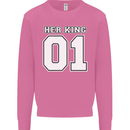 Her King Funny Wedding Anniversary Mens Sweatshirt Jumper Azalea