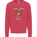Highland Cattle Cow Scotland Scottish Mens Sweatshirt Jumper Heliconia