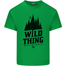 Hiking Wild Thing Camping Rambling Outdoors Mens Cotton T-Shirt Tee Top Irish Green