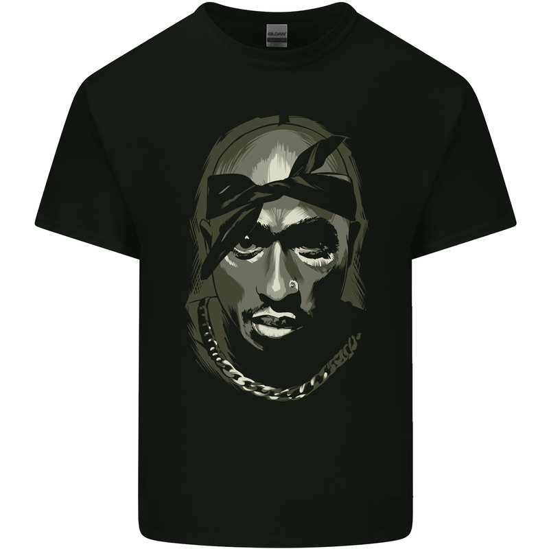 Hip Hop Rap Music Rapper Mens Cotton T-Shirt Tee Top Black