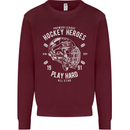 Hockey Heroes Street Ice Kids Sweatshirt Jumper Maroon