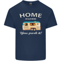 Home Is Where You Park It Caravan Funny Mens Cotton T-Shirt Tee Top Navy Blue