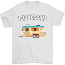 Home Is Where You Park It Caravan Funny Mens T-Shirt Cotton Gildan White