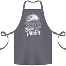 Home Is Where You Park It Funny Caravan Cotton Apron 100% Organic Steel