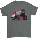 Honey Badger Mens T-Shirt Cotton Gildan Charcoal