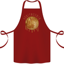 Honeymoon Honey Moon Honeymoonin Cotton Apron 100% Organic Maroon