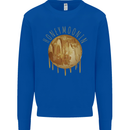 Honeymoon Honey Moon Honeymoonin Kids Sweatshirt Jumper Royal Blue
