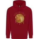 Honeymoon Honey Moon Honeymoonin Mens 80% Cotton Hoodie Red
