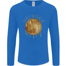 Honeymoon Honey Moon Honeymoonin Mens Long Sleeve T-Shirt Royal Blue