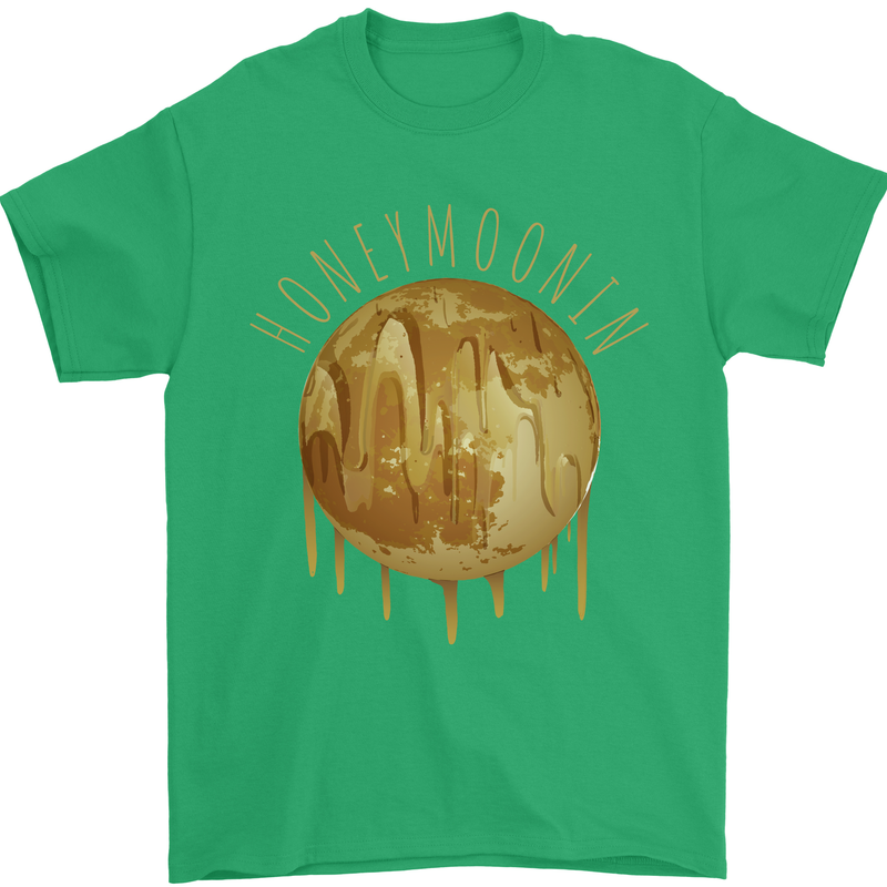 Honeymoon Honey Moon Honeymoonin Mens T-Shirt 100% Cotton Irish Green