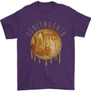 Honeymoon Honey Moon Honeymoonin Mens T-Shirt 100% Cotton Purple