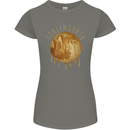 Honeymoon Honey Moon Honeymoonin Womens Petite Cut T-Shirt Charcoal