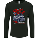 Honour and Courage Firefighter Fireman Mens Long Sleeve T-Shirt Black