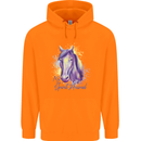Horse Is My Spiritual Animal Equestrian Childrens Kids Hoodie Orange