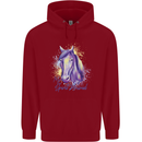 Horse Is My Spiritual Animal Equestrian Childrens Kids Hoodie Red