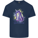Horse Is My Spiritual Animal Equestrian Kids T-Shirt Childrens Navy Blue
