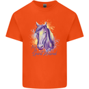 Horse Is My Spiritual Animal Equestrian Kids T-Shirt Childrens Orange