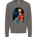 Hot Rod Santa Clause Hotrod Christmas Mens Sweatshirt Jumper Charcoal