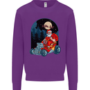 Hot Rod Santa Clause Hotrod Christmas Mens Sweatshirt Jumper Purple