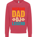 Husband Dad DJ Legend Fathers Day Kids Sweatshirt Jumper Heliconia