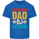 Husband Dad DJ Legend Fathers Day Kids T-Shirt Childrens Royal Blue