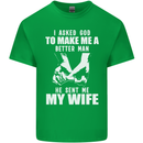Husband & Wife Wedding Anniversary God Mens Cotton T-Shirt Tee Top Irish Green