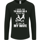Husband & Wife Wedding Anniversary God Mens Long Sleeve T-Shirt Black