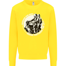 Husband and Wife Biker Motorcycle Motorbike Kids Sweatshirt Jumper Yellow