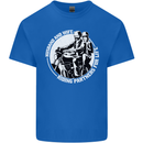 Husband and Wife Biker Motorcycle Motorbike Kids T-Shirt Childrens Royal Blue