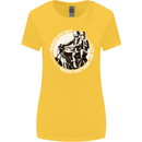 Husband and Wife Biker Motorcycle Motorbike Womens Wider Cut T-Shirt Yellow