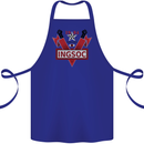 INGSOC George Orwell English Socialism 1994 Cotton Apron 100% Organic Royal Blue