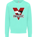 INGSOC George Orwell English Socialism 1994 Kids Sweatshirt Jumper Peppermint