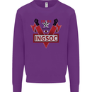 INGSOC George Orwell English Socialism 1994 Kids Sweatshirt Jumper Purple