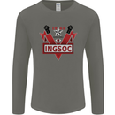 INGSOC George Orwell English Socialism 1994 Mens Long Sleeve T-Shirt Charcoal