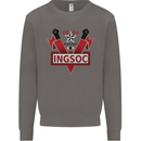 INGSOC George Orwell English Socialism 1994 Mens Sweatshirt Jumper Charcoal